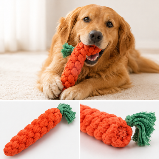 Carrot Rope Toy